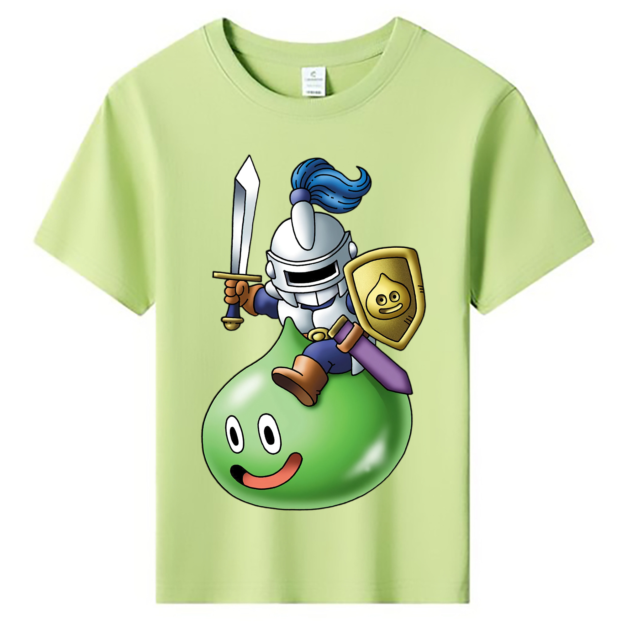 （画像用） ドラゴンクエスト Doragon Kuesuto Dragon Quest 綿100％キッズTシャツ（フロントプリント）